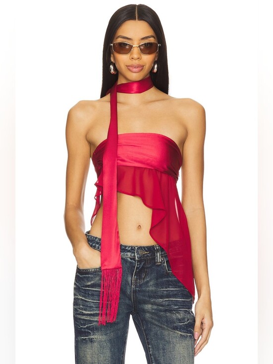 Jaded London Tops - NWT $100 JADED LONDON Regina Corset Red US Size 2